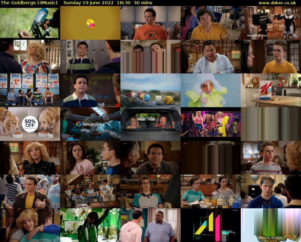 The Goldbergs (4Music) Sunday 19 June 2022 18:30 - 19:00