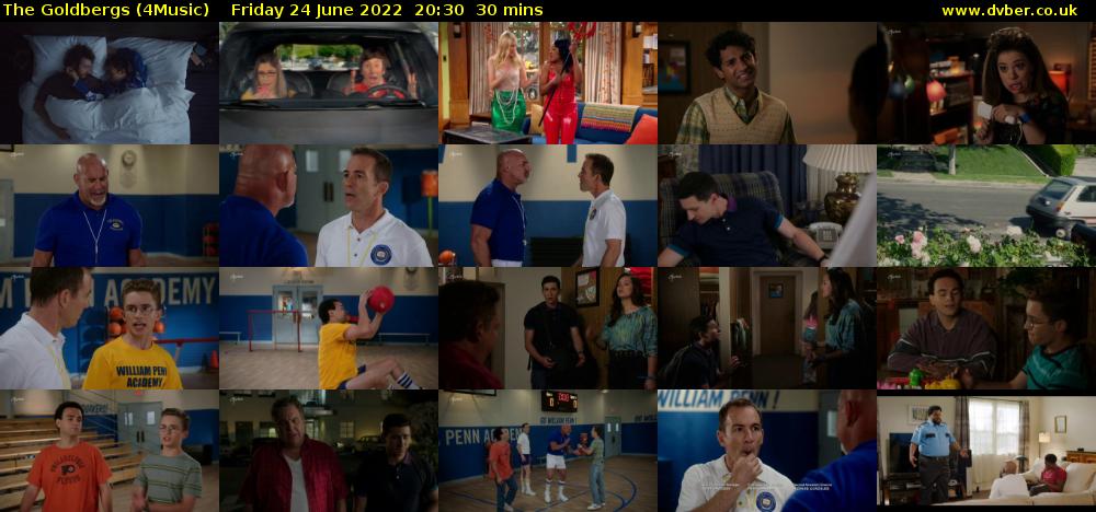 The Goldbergs (4Music) Friday 24 June 2022 20:30 - 21:00