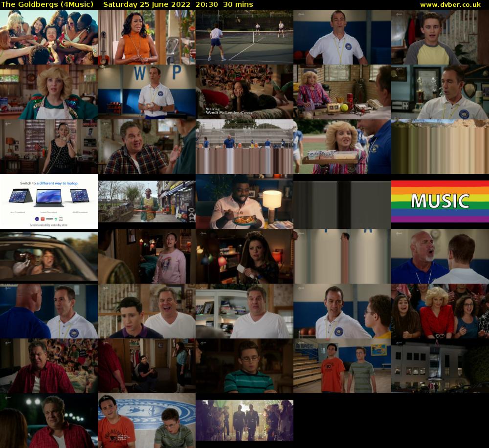The Goldbergs (4Music) Saturday 25 June 2022 20:30 - 21:00