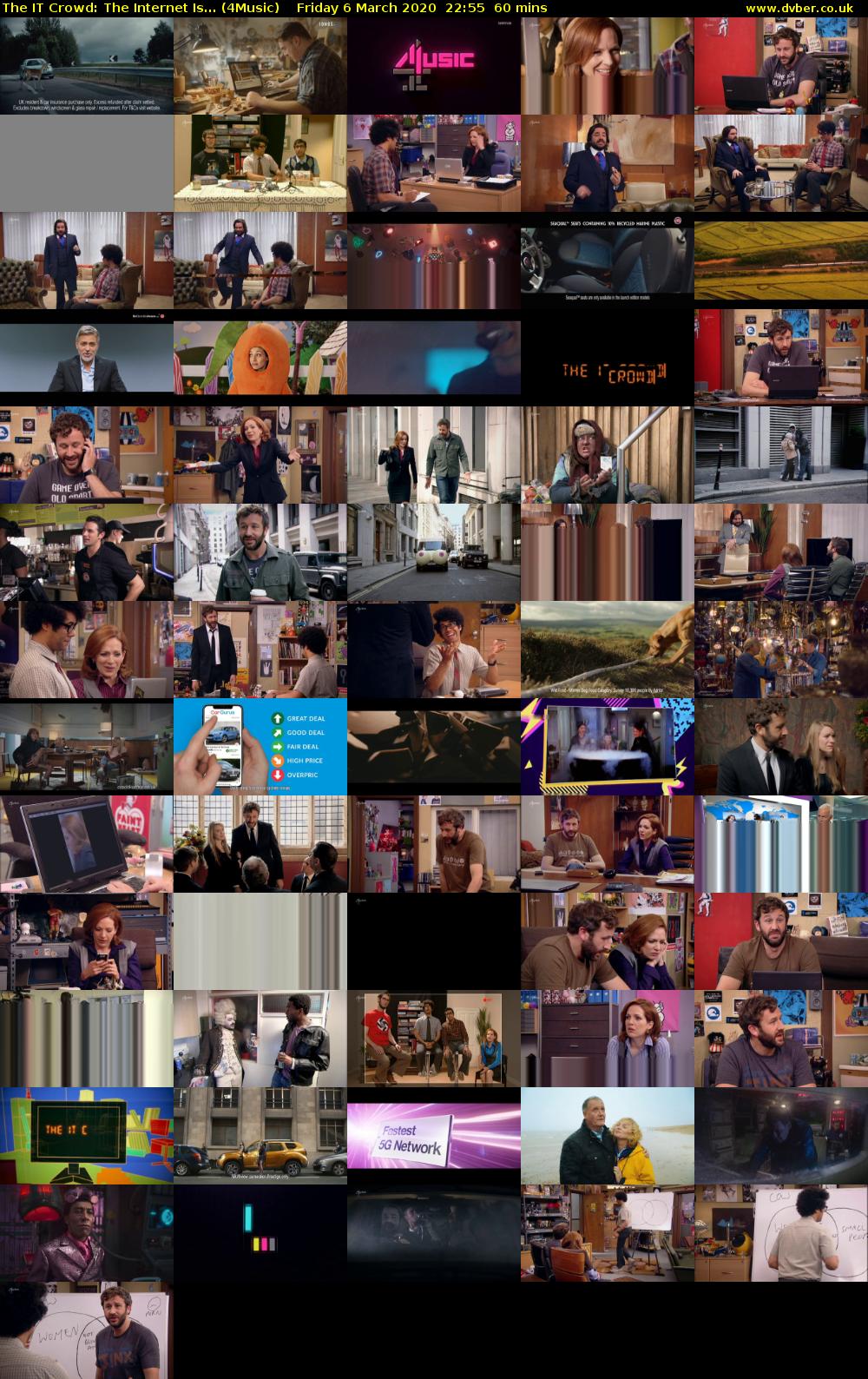 The IT Crowd: The Internet Is... (4Music) Friday 6 March 2020 22:55 - 23:55