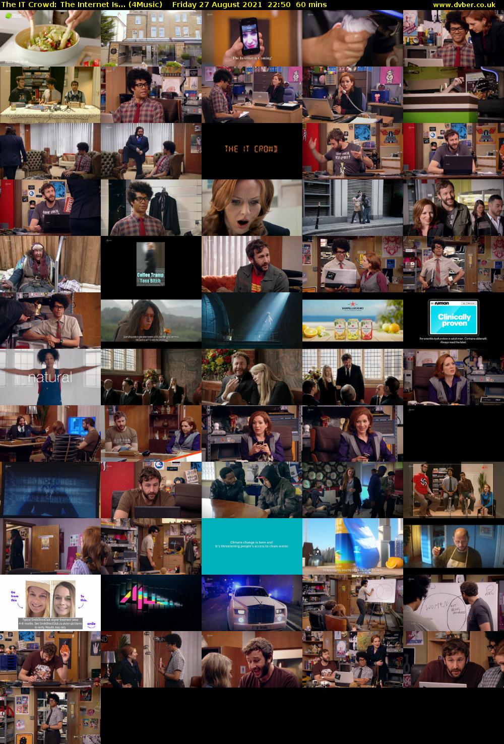 The IT Crowd: The Internet Is... (4Music) Friday 27 August 2021 23:50 - 00:50