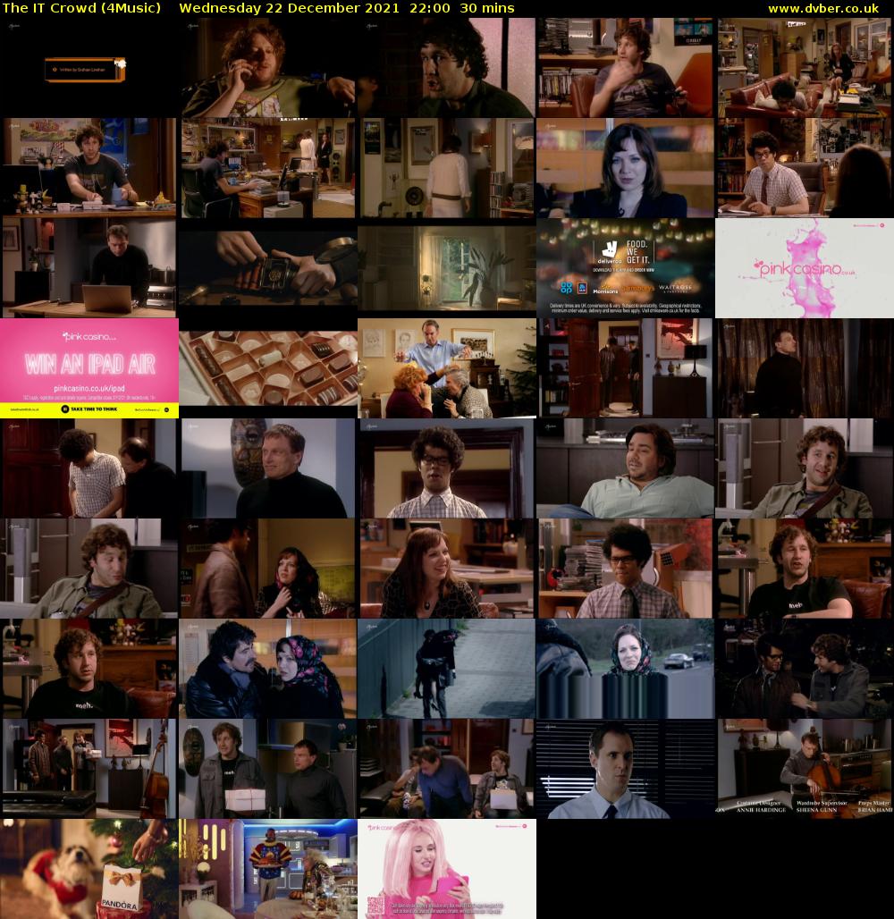 The IT Crowd (4Music) Wednesday 22 December 2021 22:00 - 22:30