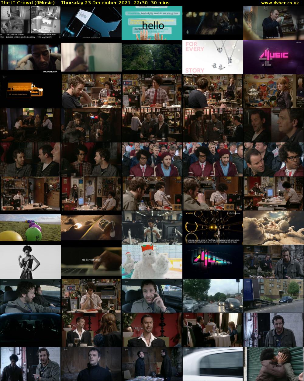 The IT Crowd (4Music) Thursday 23 December 2021 22:30 - 23:00