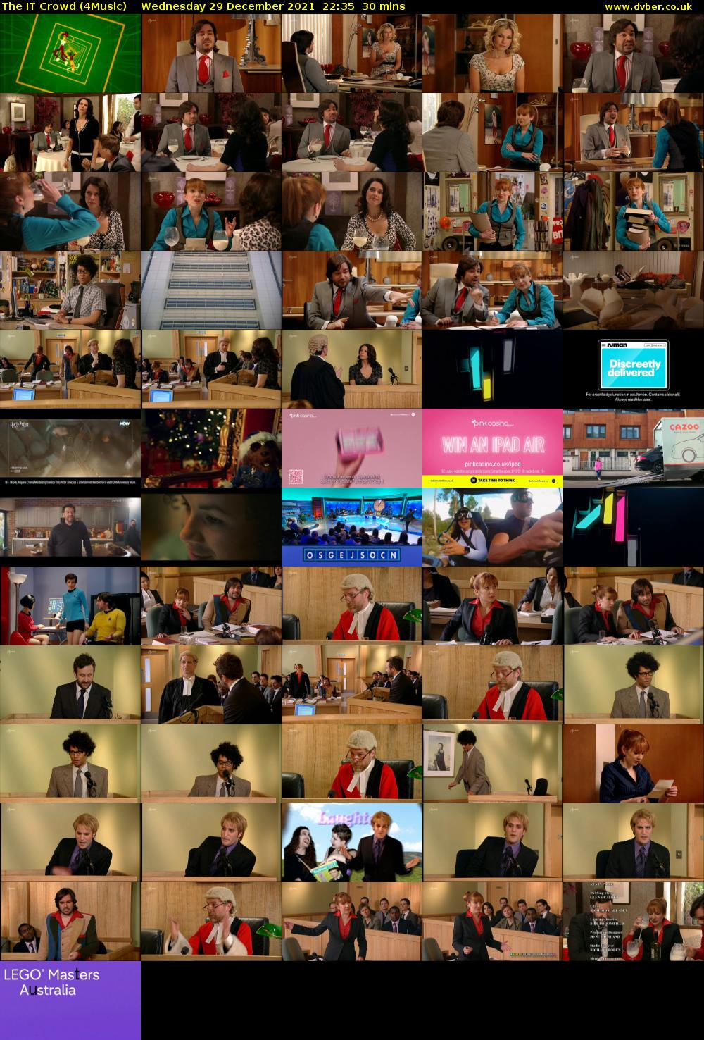 The IT Crowd (4Music) Wednesday 29 December 2021 22:35 - 23:05