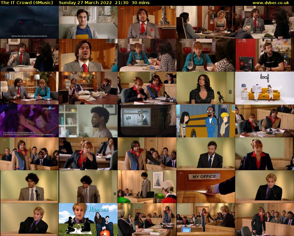 The IT Crowd (4Music) Sunday 27 March 2022 21:30 - 22:00
