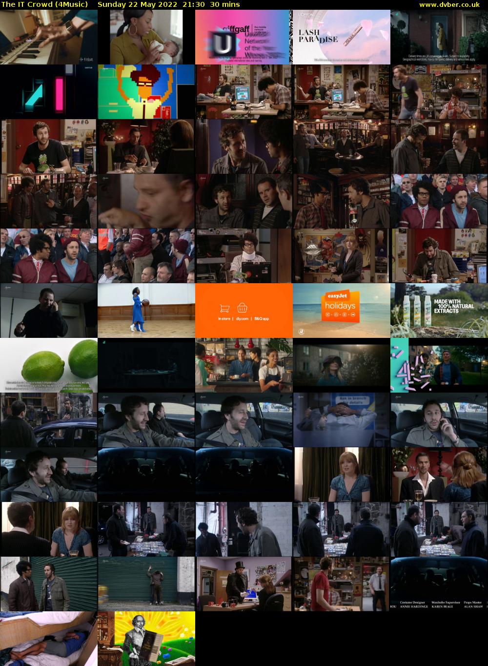 The IT Crowd (4Music) Sunday 22 May 2022 21:30 - 22:00