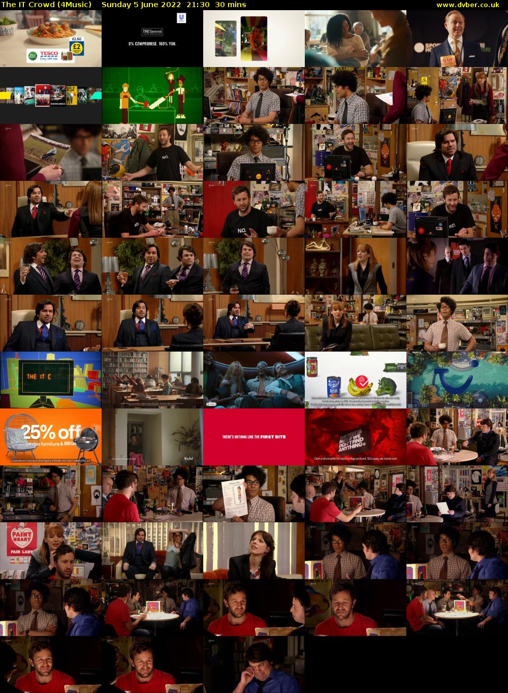 The IT Crowd (4Music) Sunday 5 June 2022 21:30 - 22:00