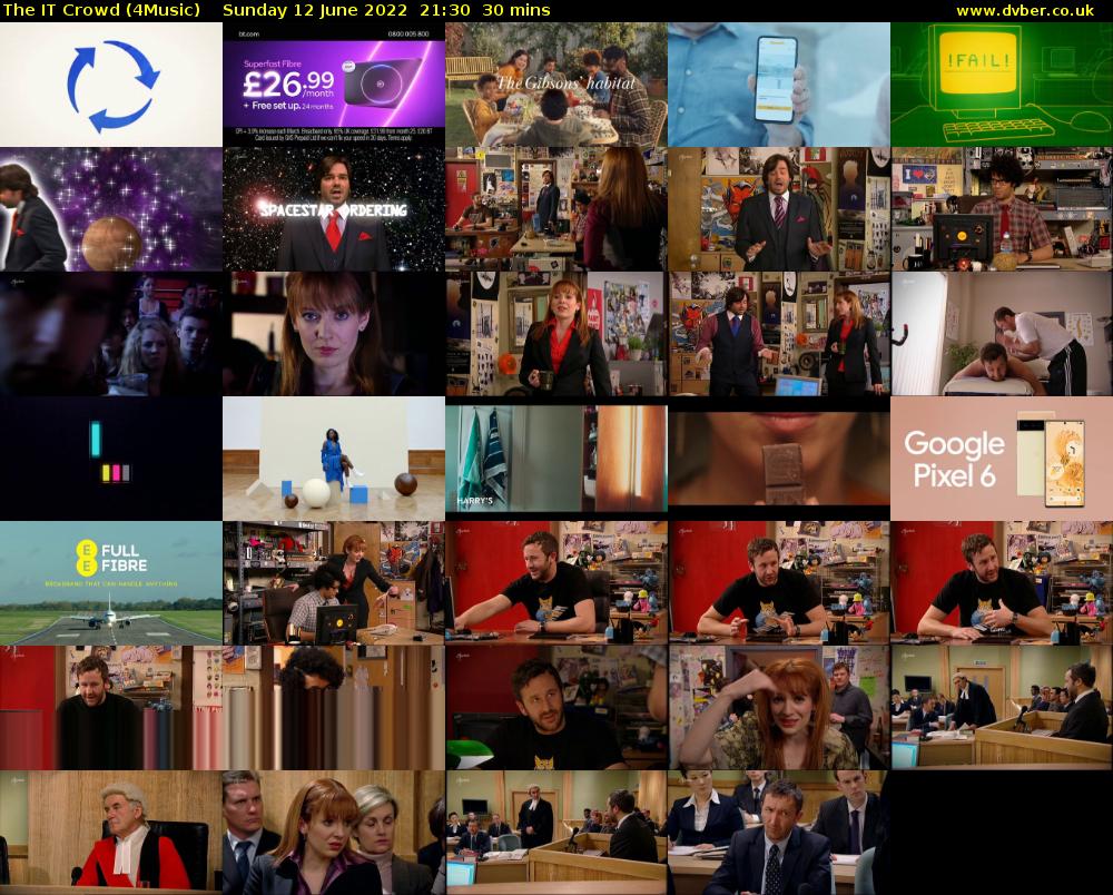 The IT Crowd (4Music) Sunday 12 June 2022 21:30 - 22:00