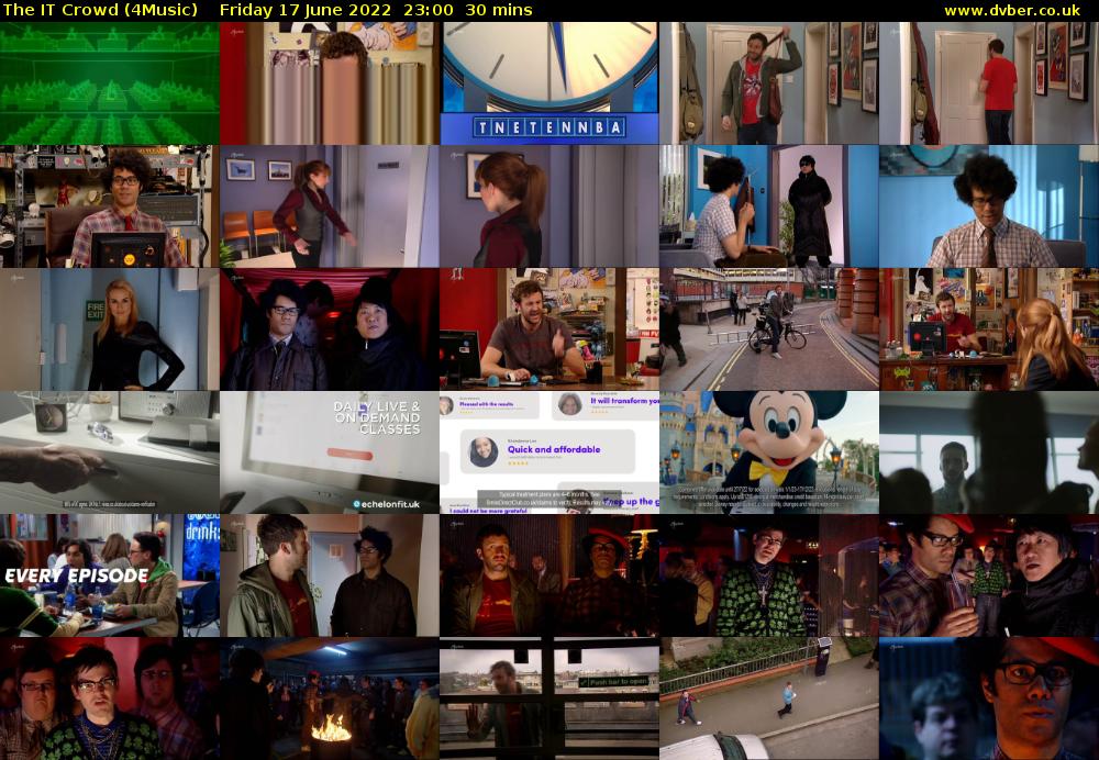 The IT Crowd (4Music) Friday 17 June 2022 23:00 - 23:30