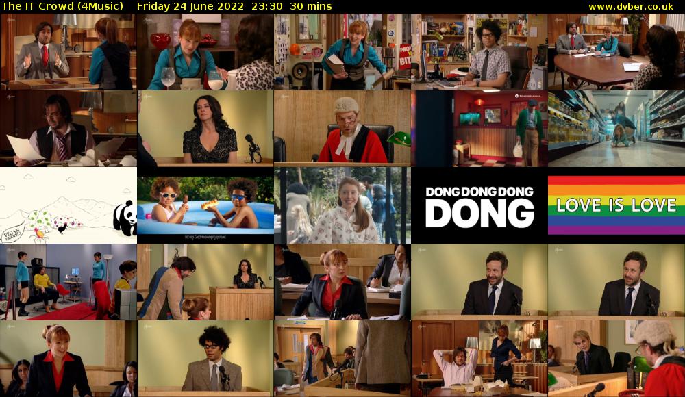 The IT Crowd (4Music) Friday 24 June 2022 23:30 - 00:00