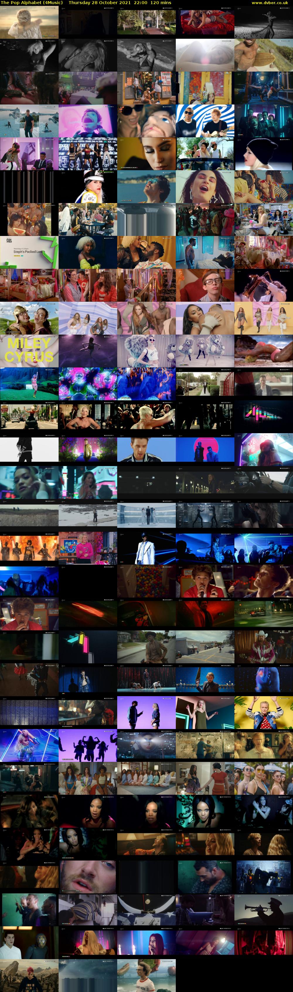 The Pop Alphabet (4Music) Thursday 28 October 2021 22:00 - 00:00