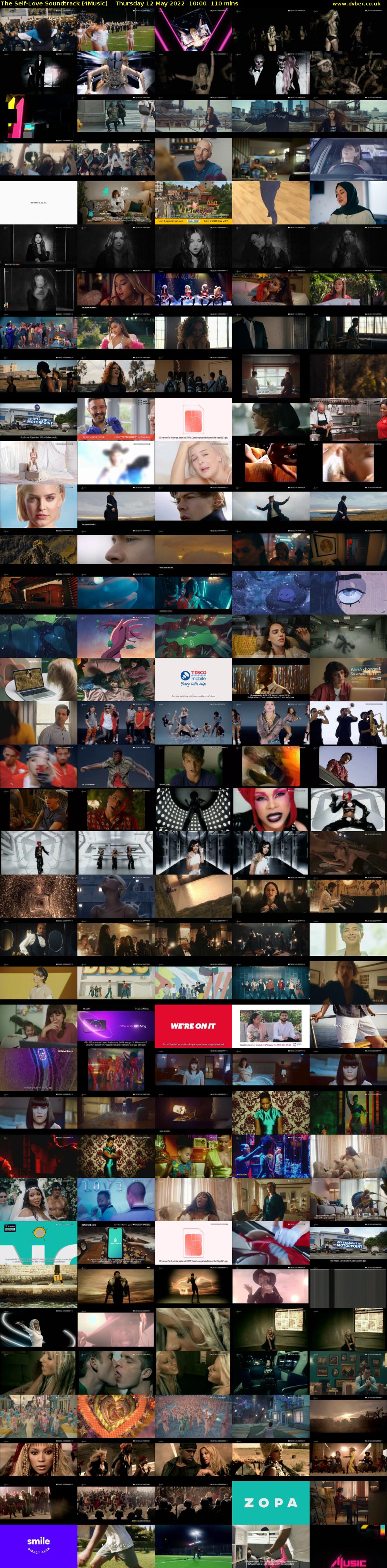 The Self-Love Soundtrack (4Music) Thursday 12 May 2022 10:00 - 11:50