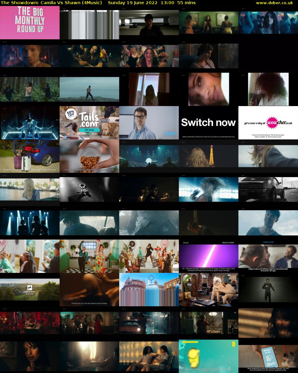 The Showdown: Camila Vs Shawn (4Music) Sunday 19 June 2022 13:00 - 13:55