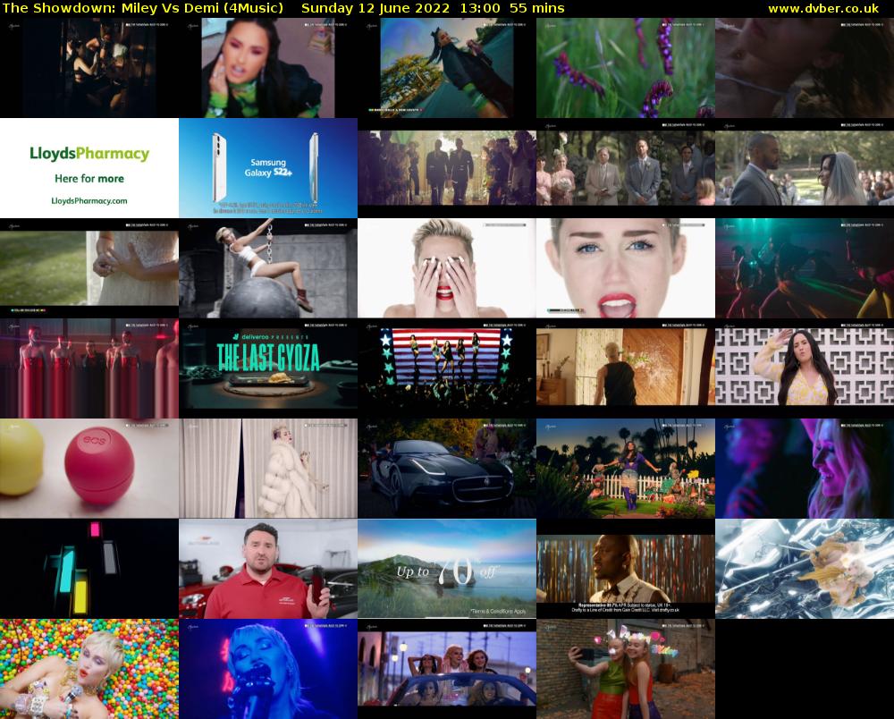 The Showdown: Miley Vs Demi (4Music) Sunday 12 June 2022 13:00 - 13:55