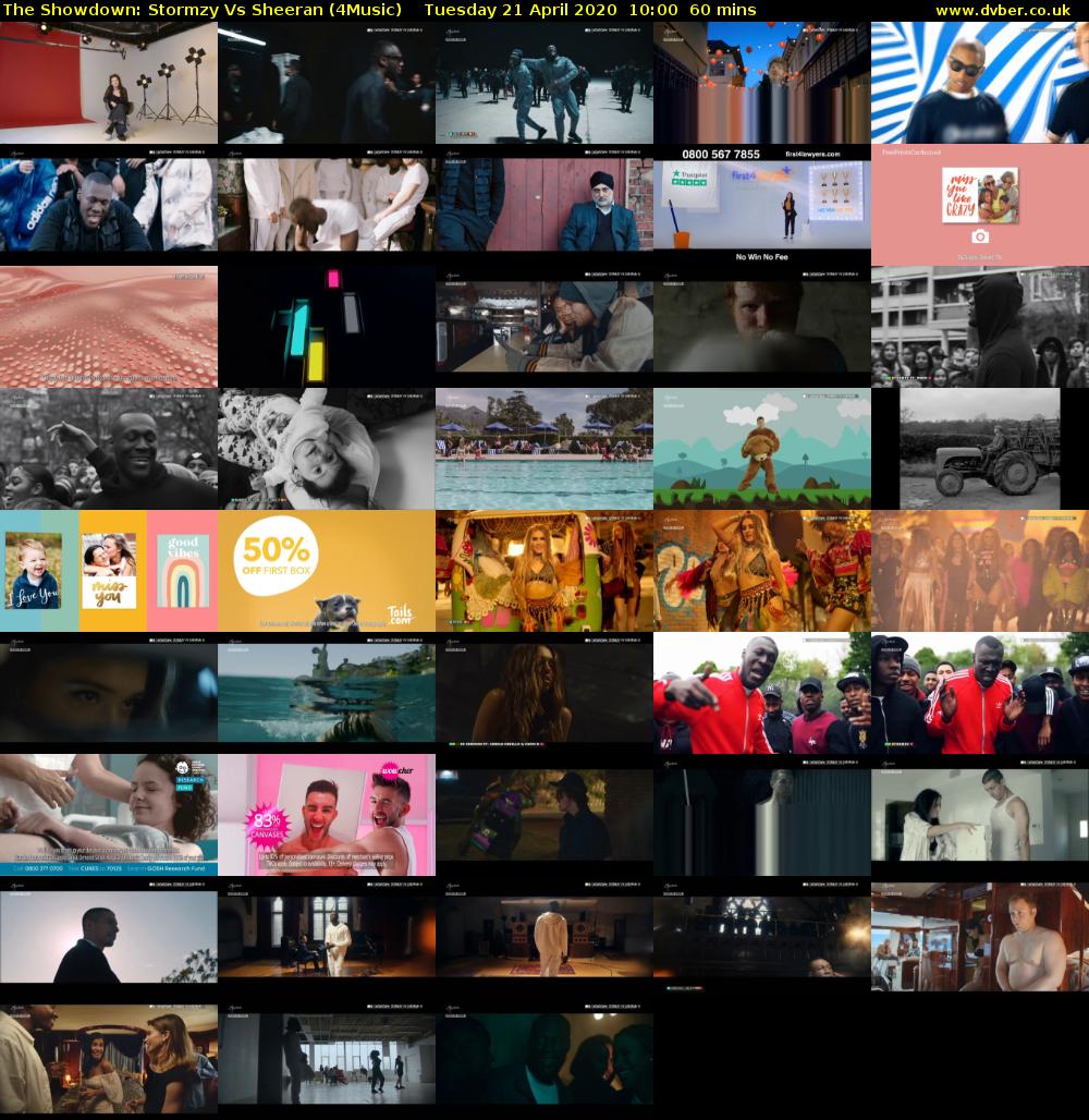 The Showdown: Stormzy Vs Sheeran (4Music) Tuesday 21 April 2020 10:00 - 11:00