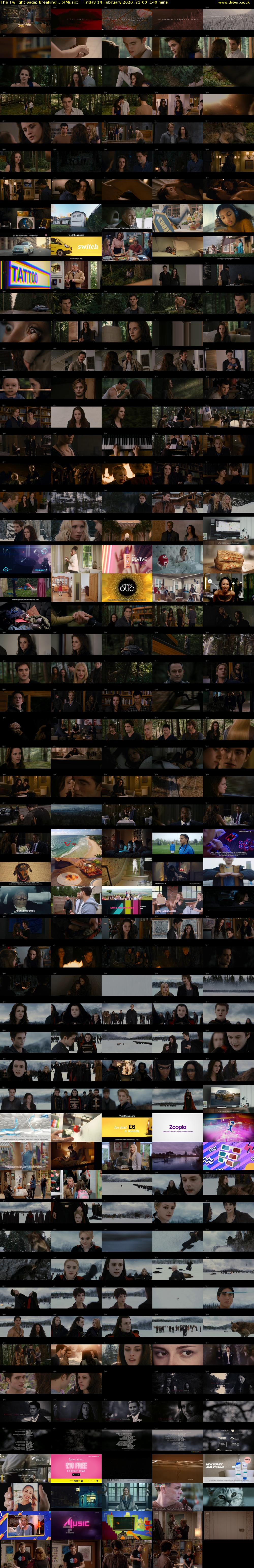 The Twilight Saga: Breaking... (4Music) Friday 14 February 2020 21:00 - 23:20