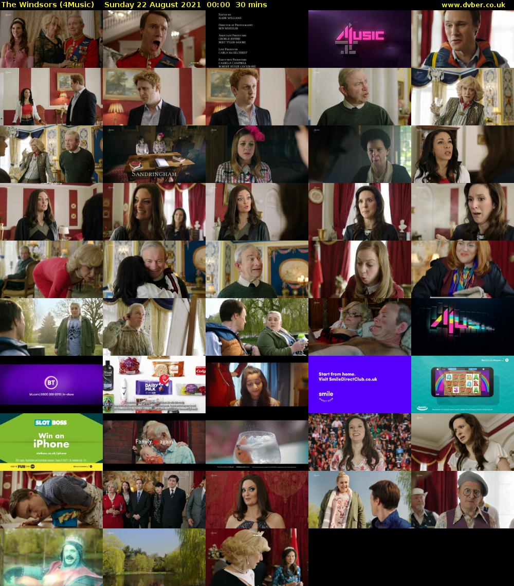 The Windsors (4Music) Sunday 22 August 2021 01:00 - 01:30