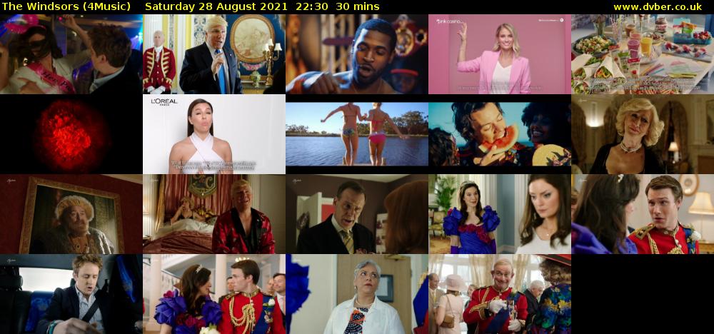 The Windsors (4Music) Saturday 28 August 2021 23:30 - 00:00