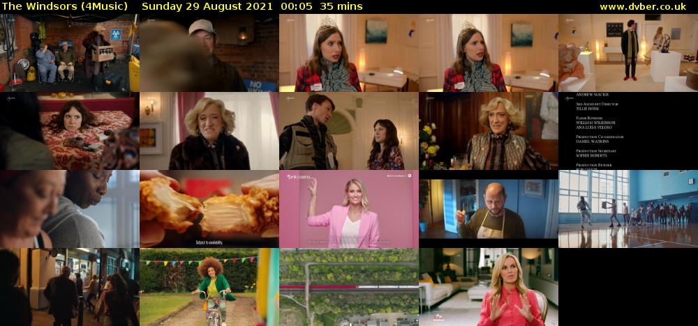 The Windsors (4Music) Sunday 29 August 2021 01:05 - 01:40