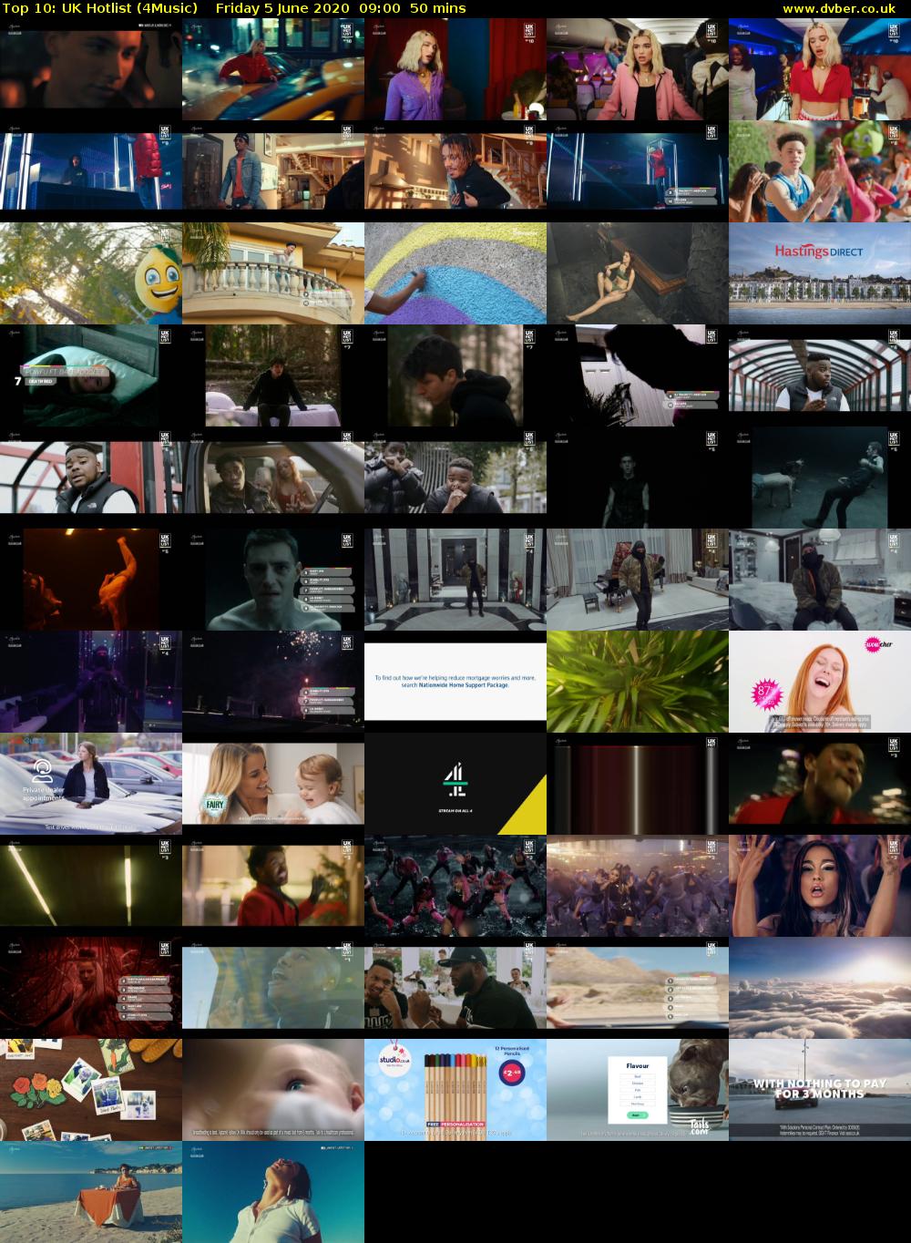Top 10: UK Hotlist (4Music) Friday 5 June 2020 09:00 - 09:50