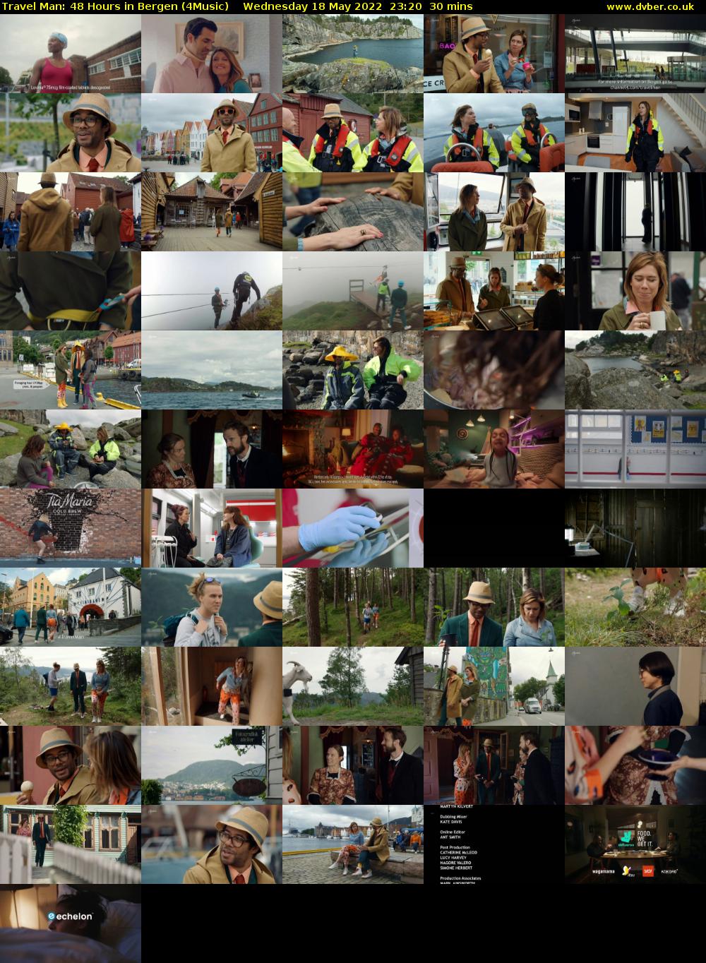 Travel Man: 48 Hours in Bergen (4Music) Wednesday 18 May 2022 23:20 - 23:50