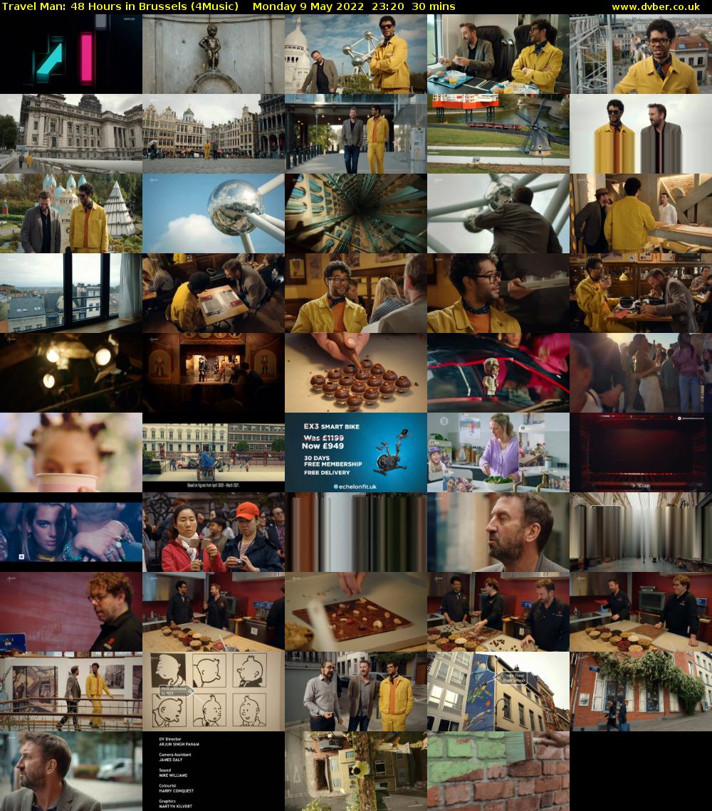 Travel Man: 48 Hours in Brussels (4Music) Monday 9 May 2022 23:20 - 23:50