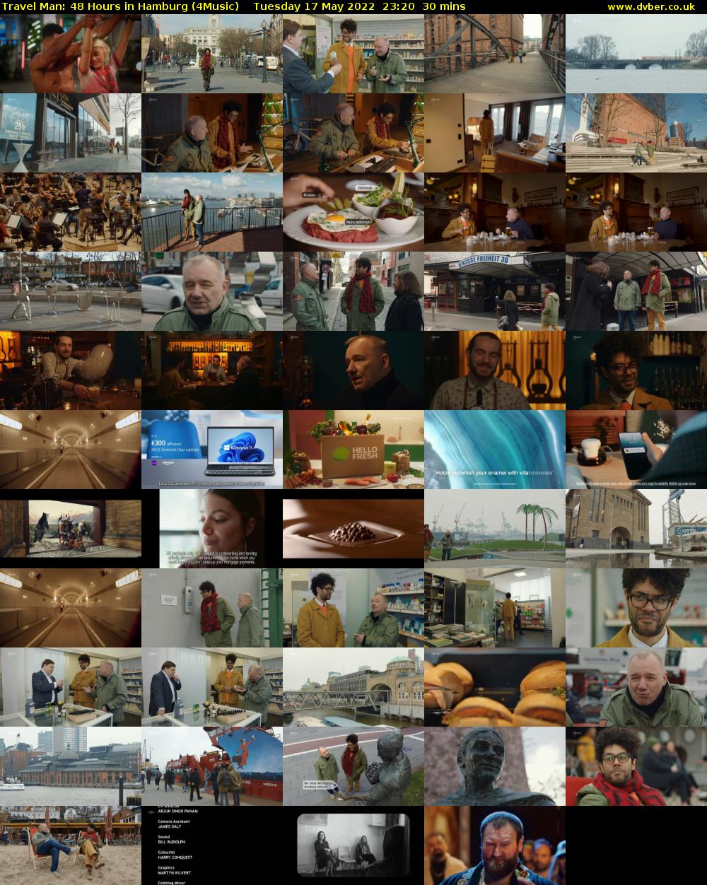 Travel Man: 48 Hours in Hamburg (4Music) Tuesday 17 May 2022 23:20 - 23:50
