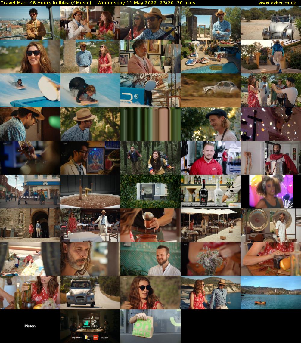 Travel Man: 48 Hours in Ibiza (4Music) Wednesday 11 May 2022 23:20 - 23:50