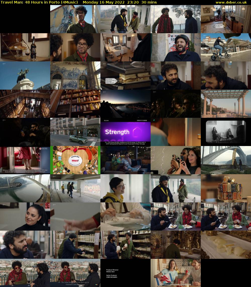 Travel Man: 48 Hours in Porto (4Music) Monday 16 May 2022 23:20 - 23:50