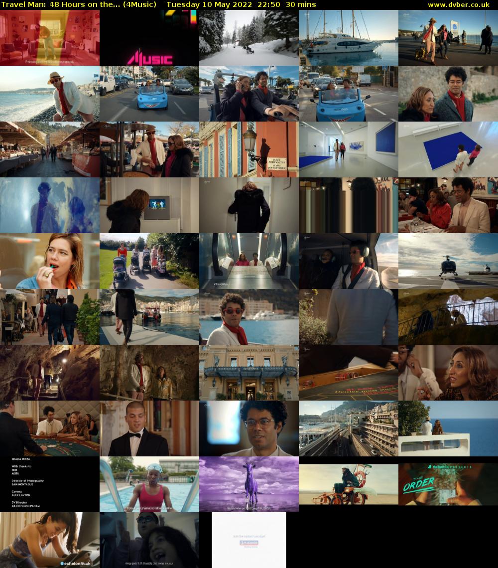 Travel Man: 48 Hours on the... (4Music) Tuesday 10 May 2022 22:50 - 23:20