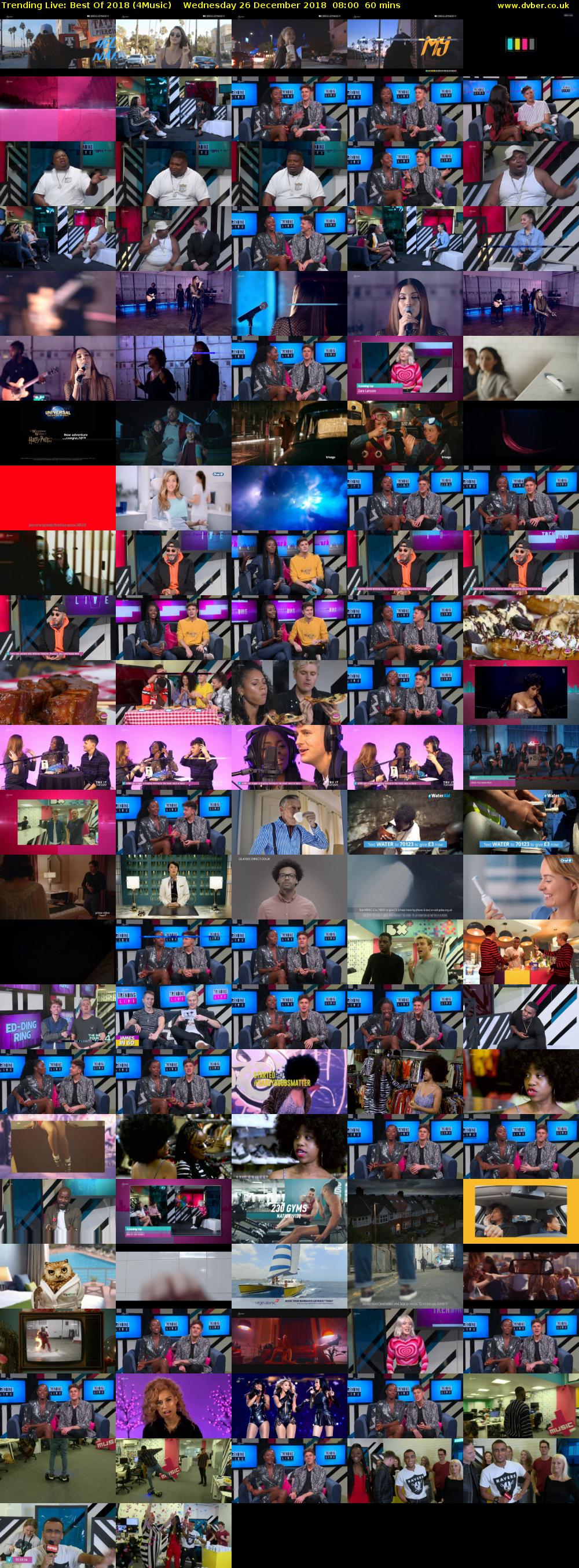 Trending Live: Best Of 2018 (4Music) Wednesday 26 December 2018 08:00 - 09:00