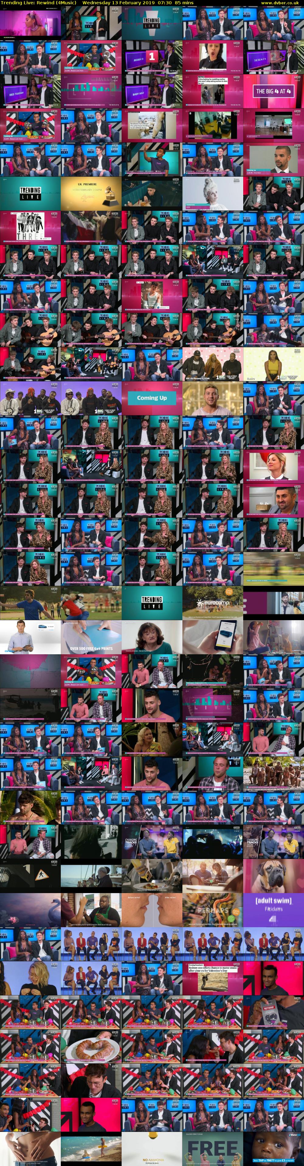 Trending Live: Rewind (4Music) Wednesday 13 February 2019 07:30 - 08:55