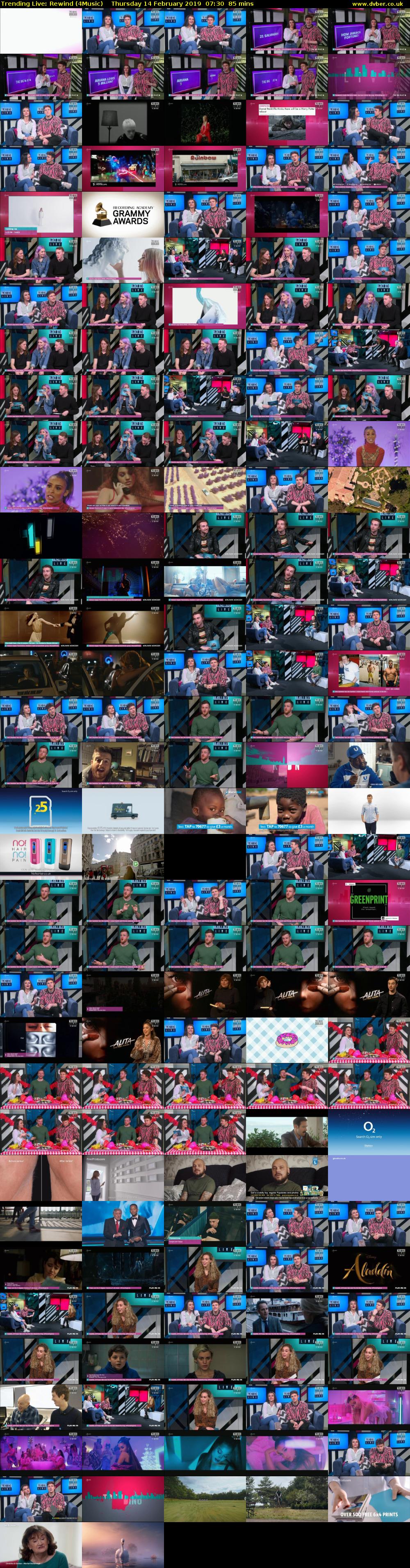 Trending Live: Rewind (4Music) Thursday 14 February 2019 07:30 - 08:55