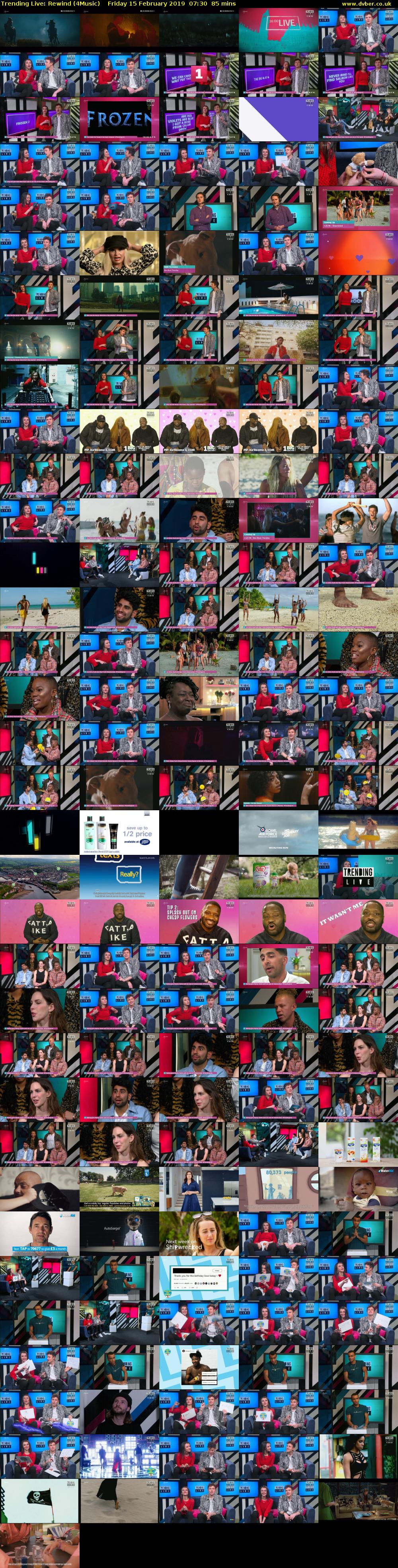 Trending Live: Rewind (4Music) Friday 15 February 2019 07:30 - 08:55
