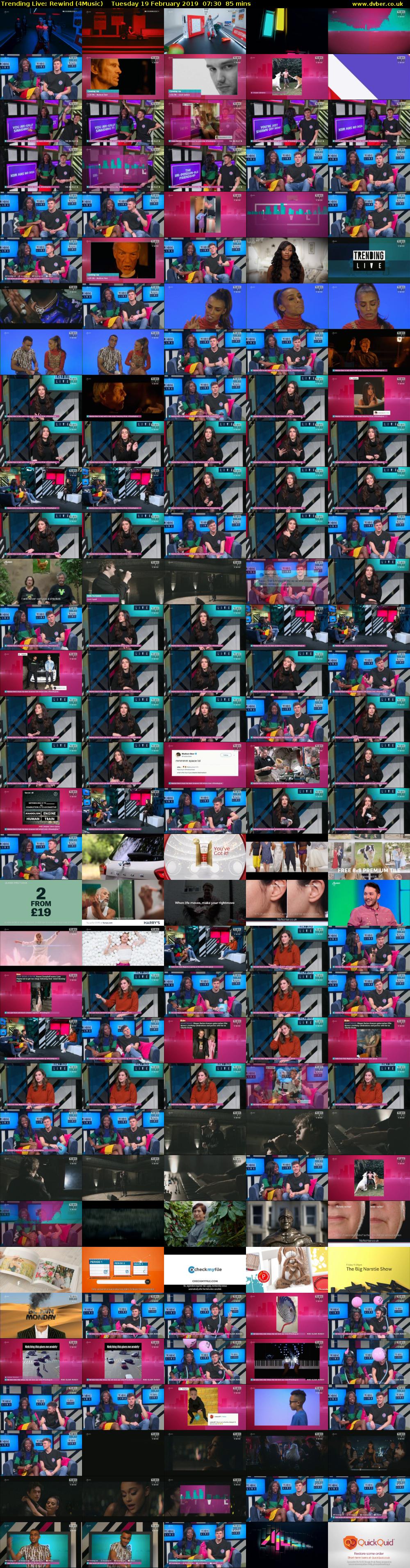 Trending Live: Rewind (4Music) Tuesday 19 February 2019 07:30 - 08:55