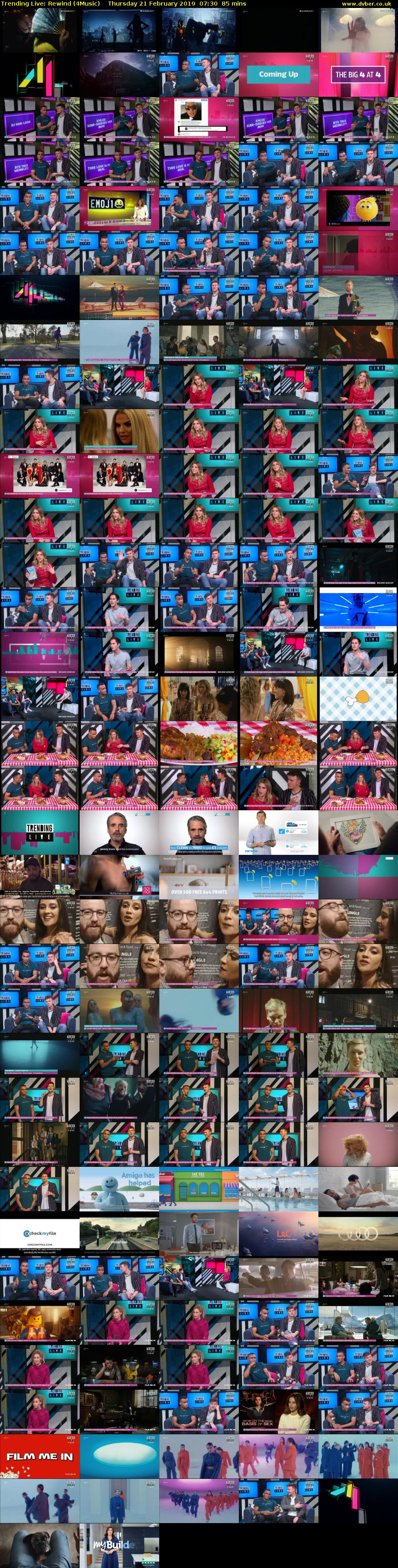 Trending Live: Rewind (4Music) Thursday 21 February 2019 07:30 - 08:55
