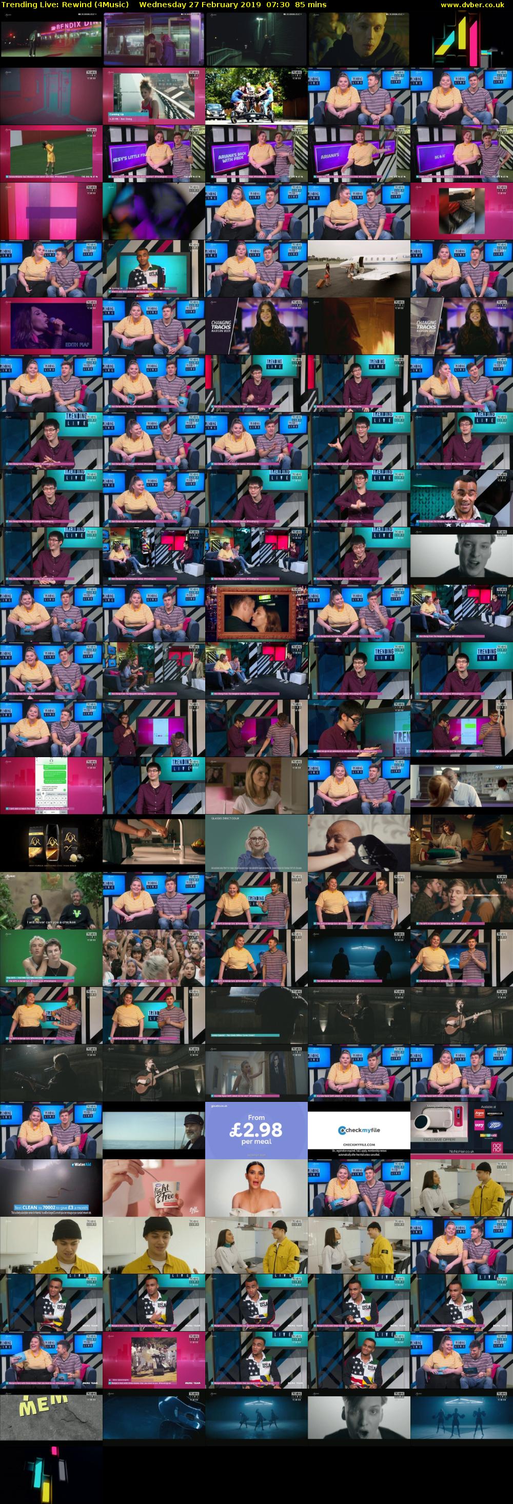 Trending Live: Rewind (4Music) Wednesday 27 February 2019 07:30 - 08:55