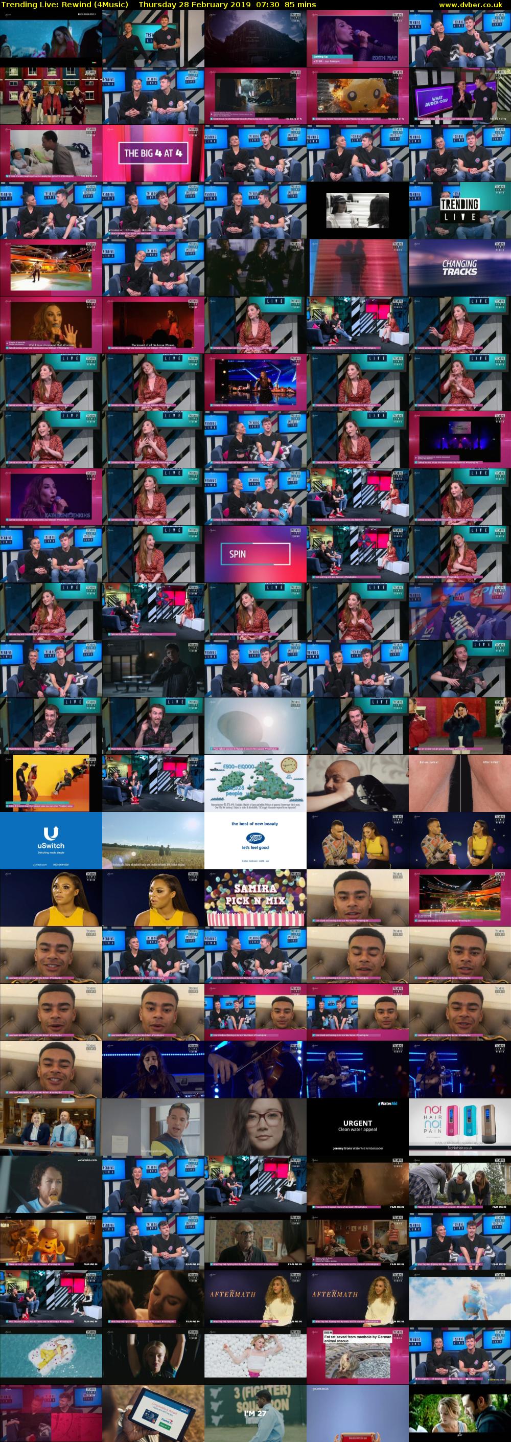 Trending Live: Rewind (4Music) Thursday 28 February 2019 07:30 - 08:55
