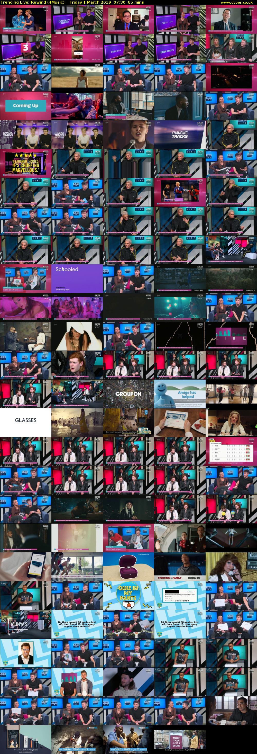 Trending Live: Rewind (4Music) Friday 1 March 2019 07:30 - 08:55