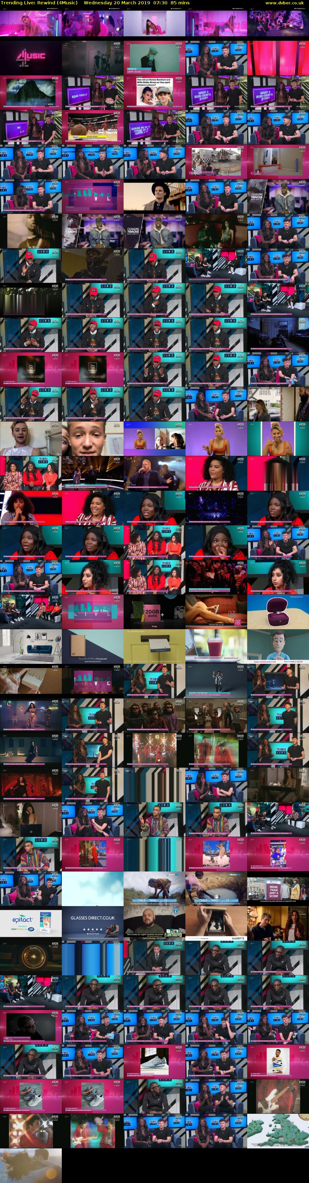 Trending Live: Rewind (4Music) Wednesday 20 March 2019 07:30 - 08:55