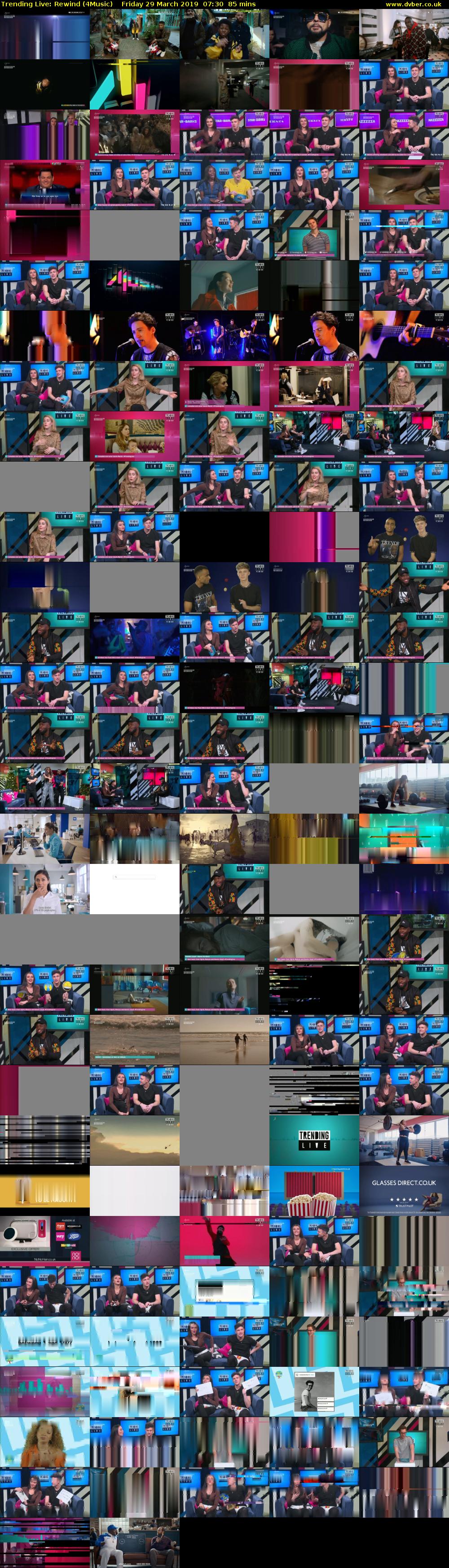 Trending Live: Rewind (4Music) Friday 29 March 2019 07:30 - 08:55