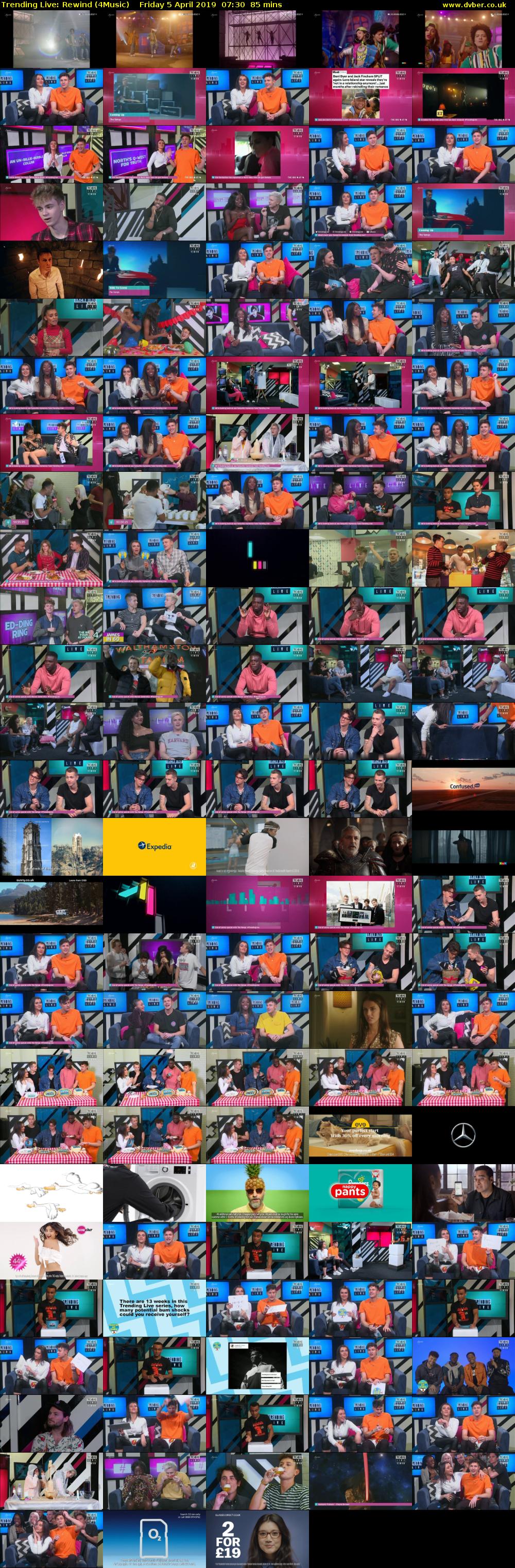 Trending Live: Rewind (4Music) Friday 5 April 2019 07:30 - 08:55