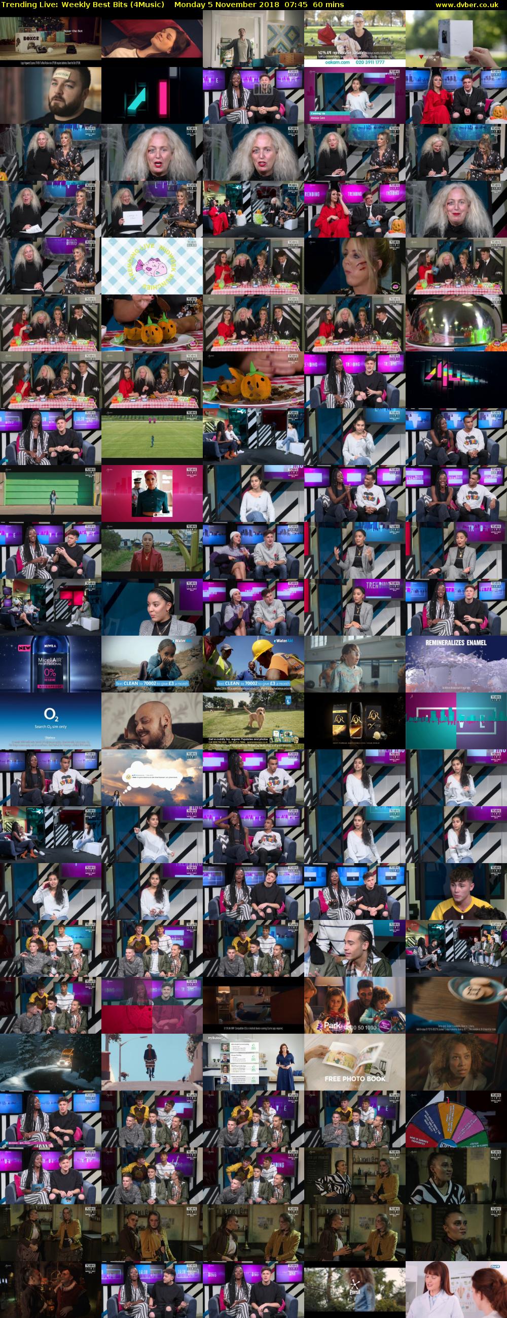 Trending Live: Weekly Best Bits (4Music) Monday 5 November 2018 07:45 - 08:45