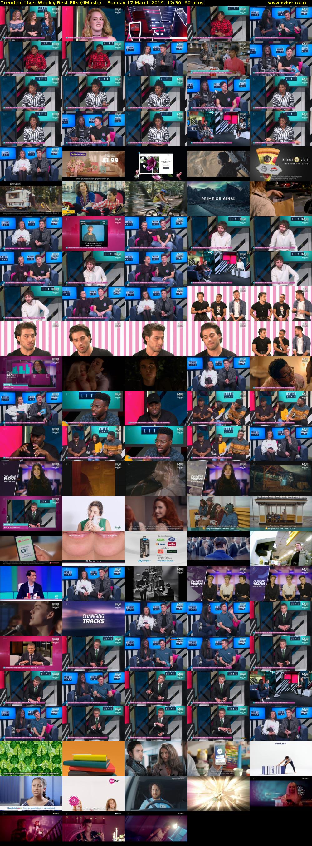Trending Live: Weekly Best Bits (4Music) Sunday 17 March 2019 12:30 - 13:30