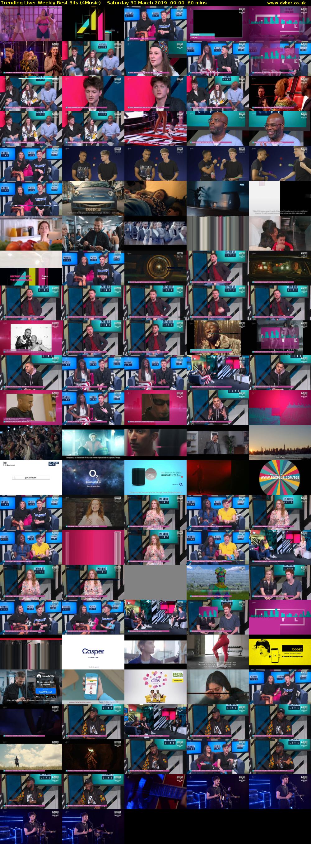 Trending Live: Weekly Best Bits (4Music) Saturday 30 March 2019 09:00 - 10:00