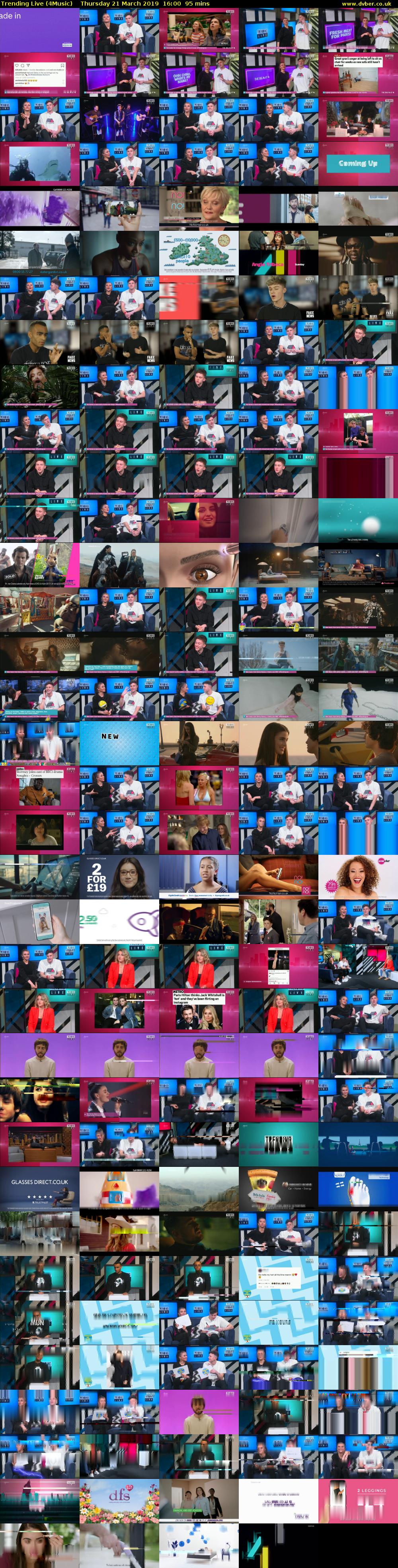 Trending Live (4Music) Thursday 21 March 2019 16:00 - 17:35