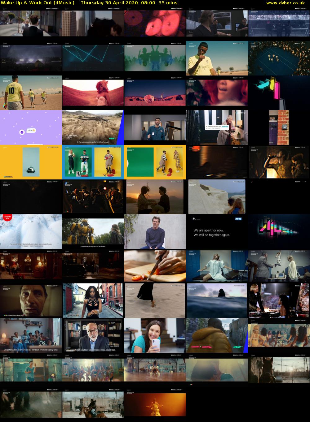 Wake Up & Work Out (4Music) Thursday 30 April 2020 08:00 - 08:55