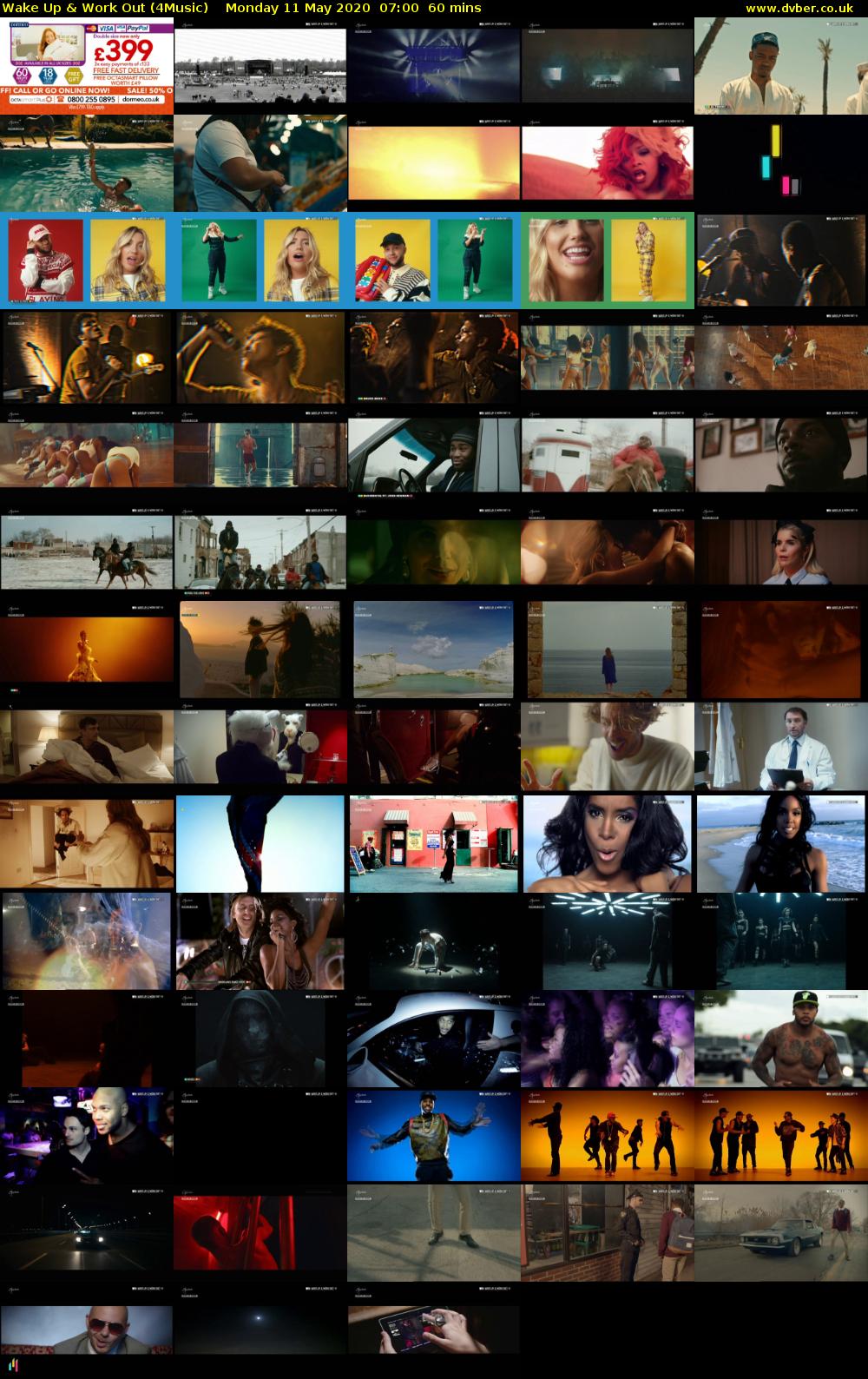 Wake Up & Work Out (4Music) Monday 11 May 2020 07:00 - 08:00