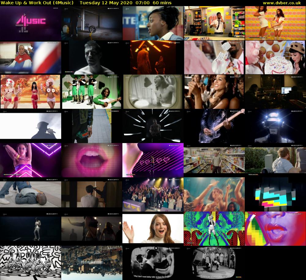 Wake Up & Work Out (4Music) Tuesday 12 May 2020 07:00 - 08:00