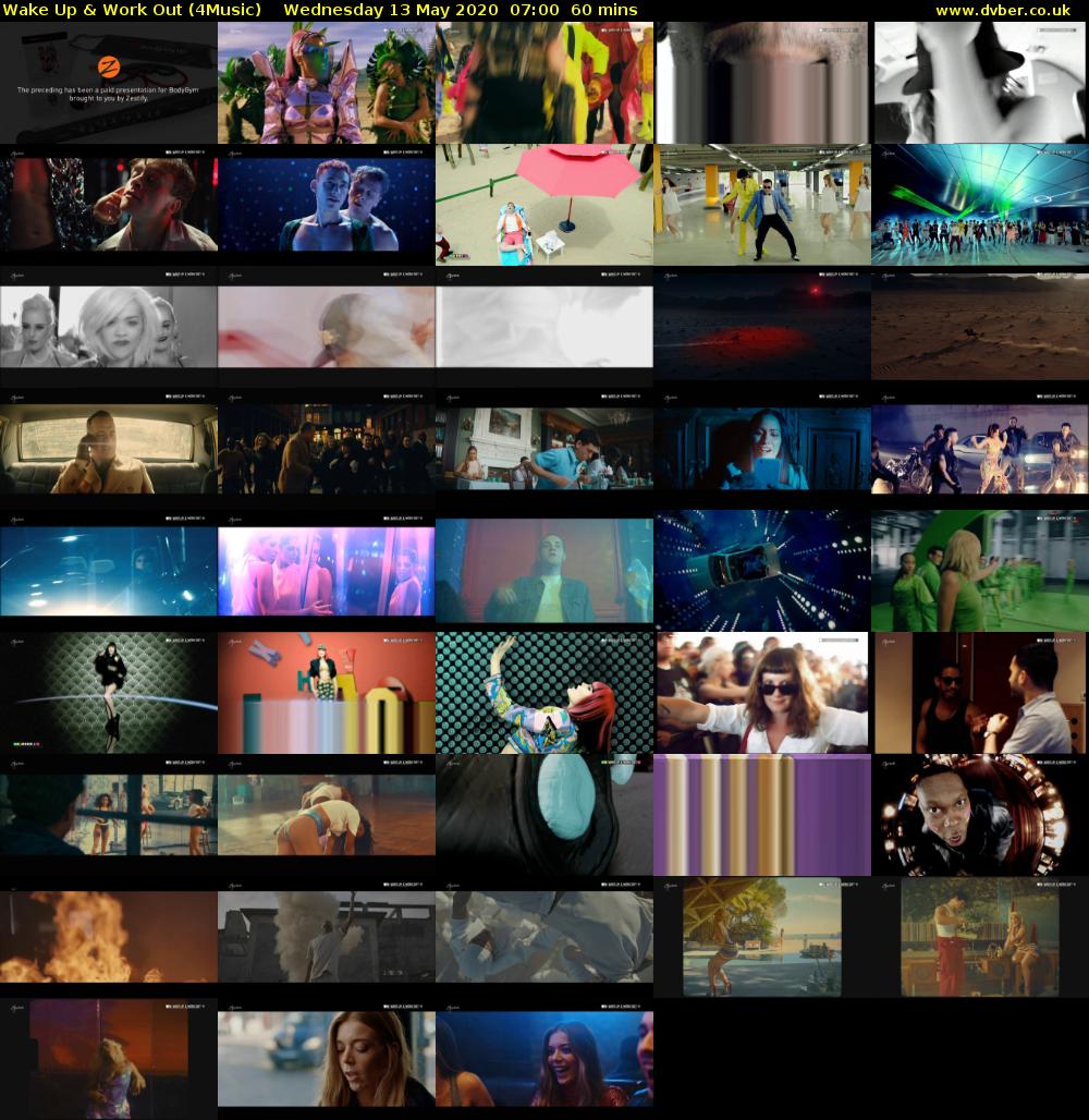 Wake Up & Work Out (4Music) Wednesday 13 May 2020 07:00 - 08:00